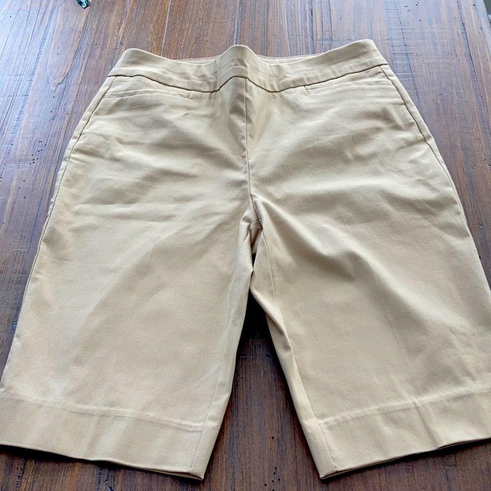 Chico’s size 1 Tan Stretch Shorts (US size 8)